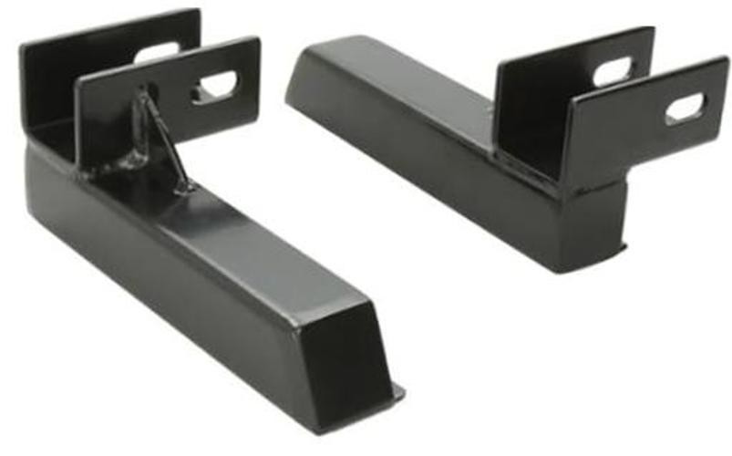 RealTruck  Hardware Kit for 2" Riser Tonneau Adapter Kit, Black, No Drill |