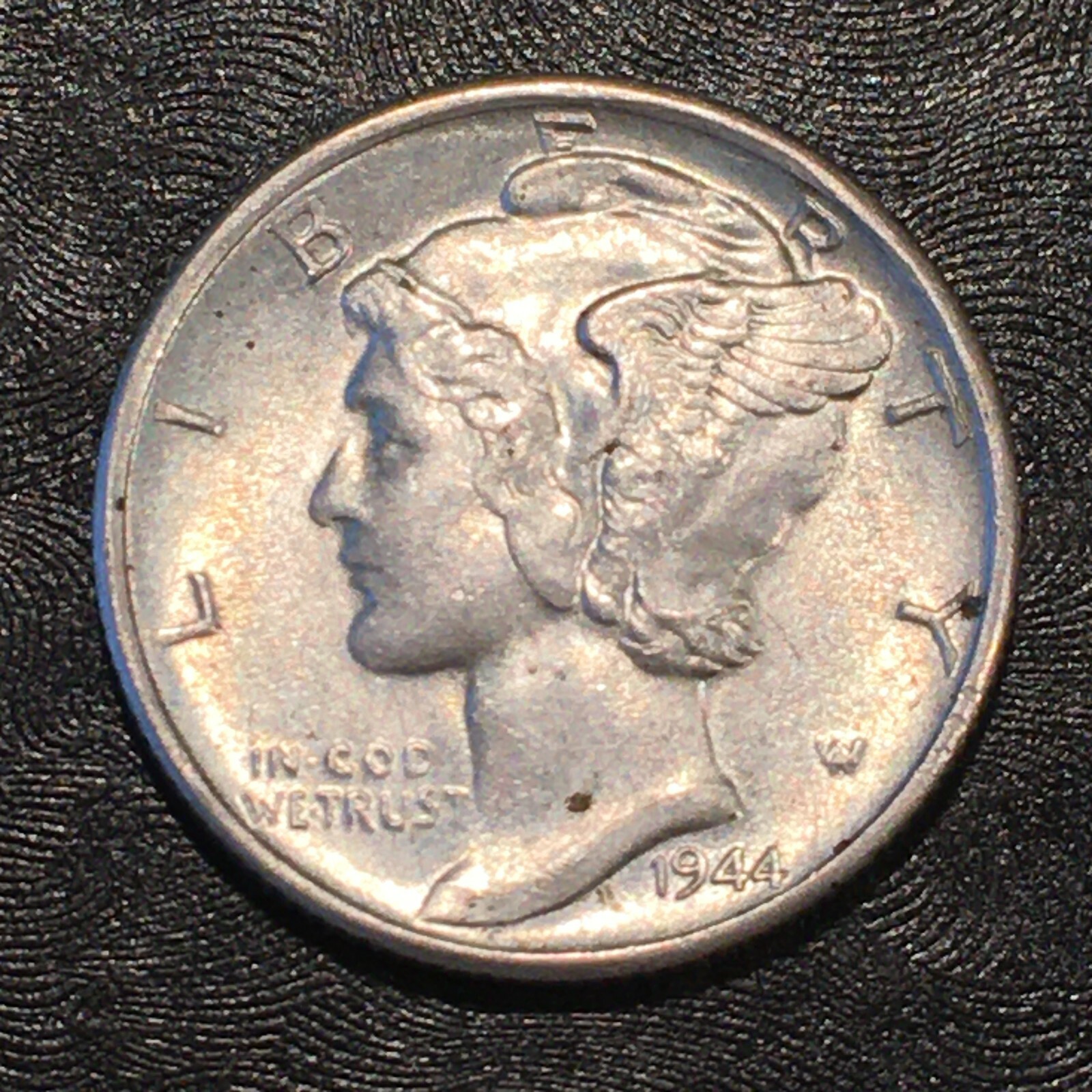 1944-S Mercury Silver Dime  - High Quality Scans #M448