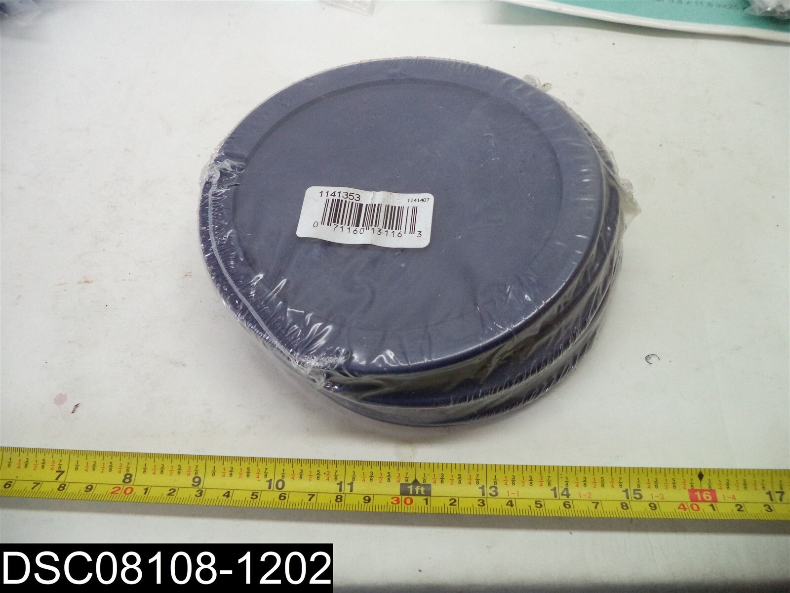 QTY=4: 1141353 Pyrex 6" Blue Lids