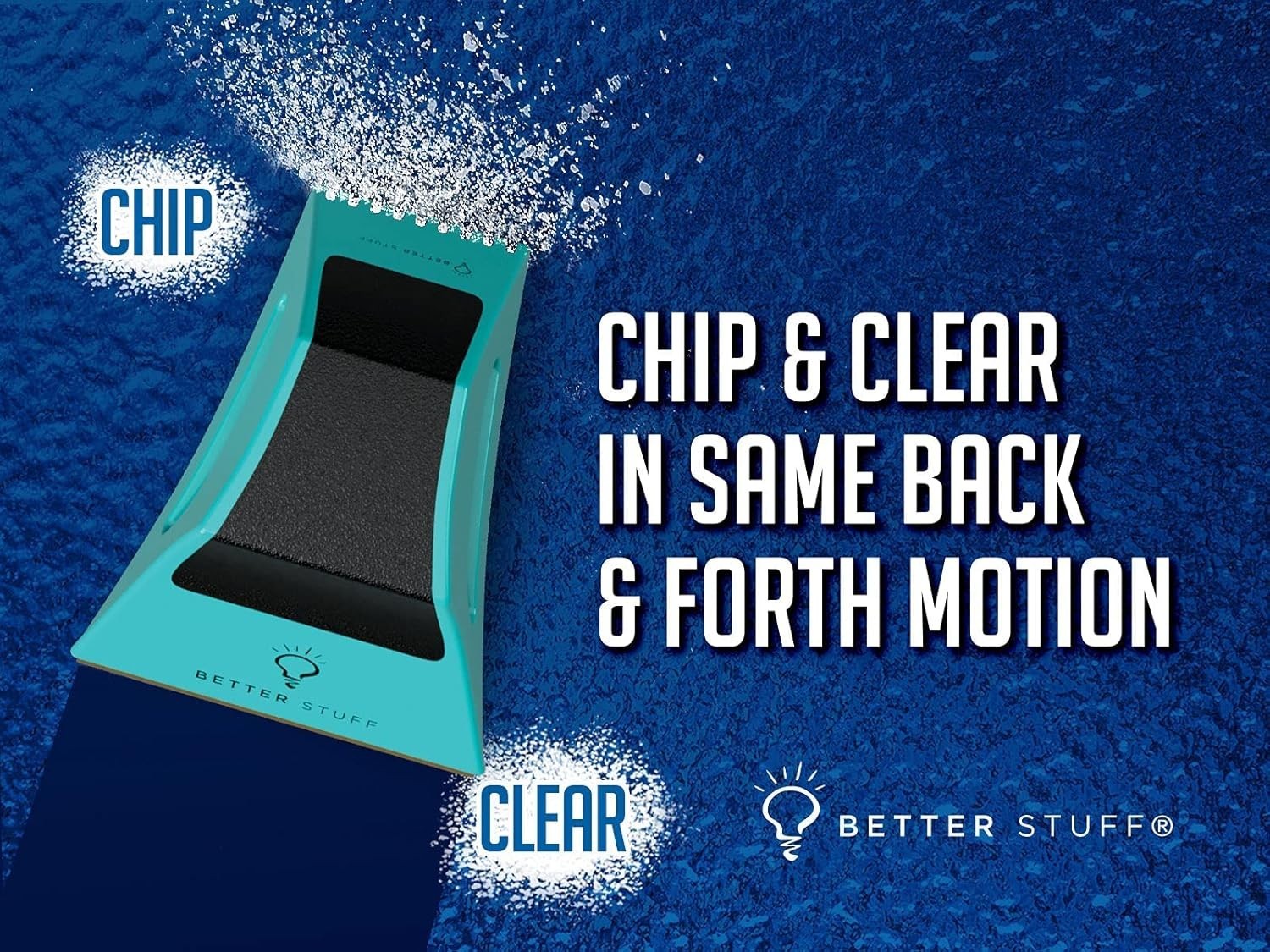 Ergonomic Ice Scraper for Windshields - Fast & Efficient Frost Removal