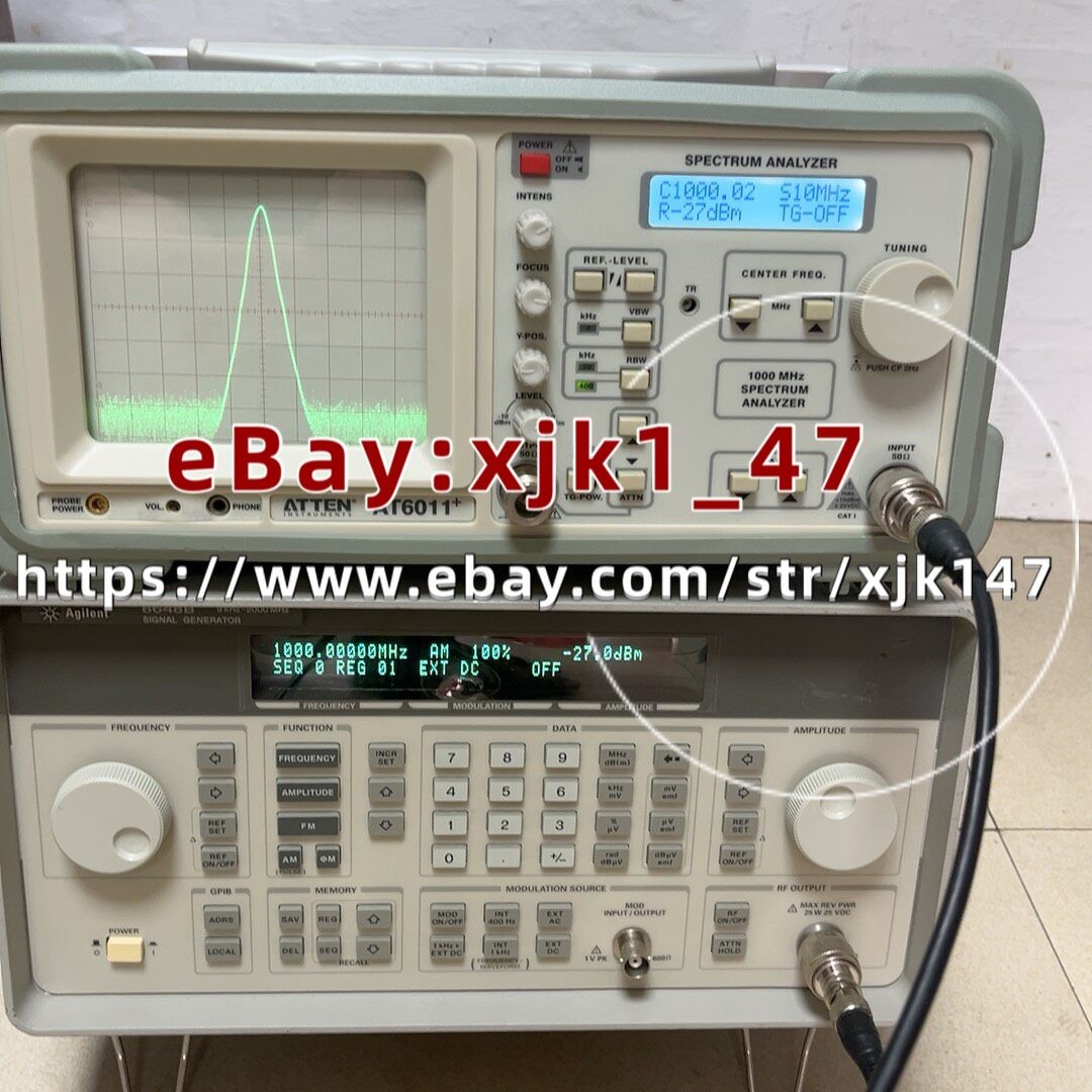 ATTEN AT6011+ SPECTRUM ANALYZER TRACKING GENERATOR 1GHz TESTER METER