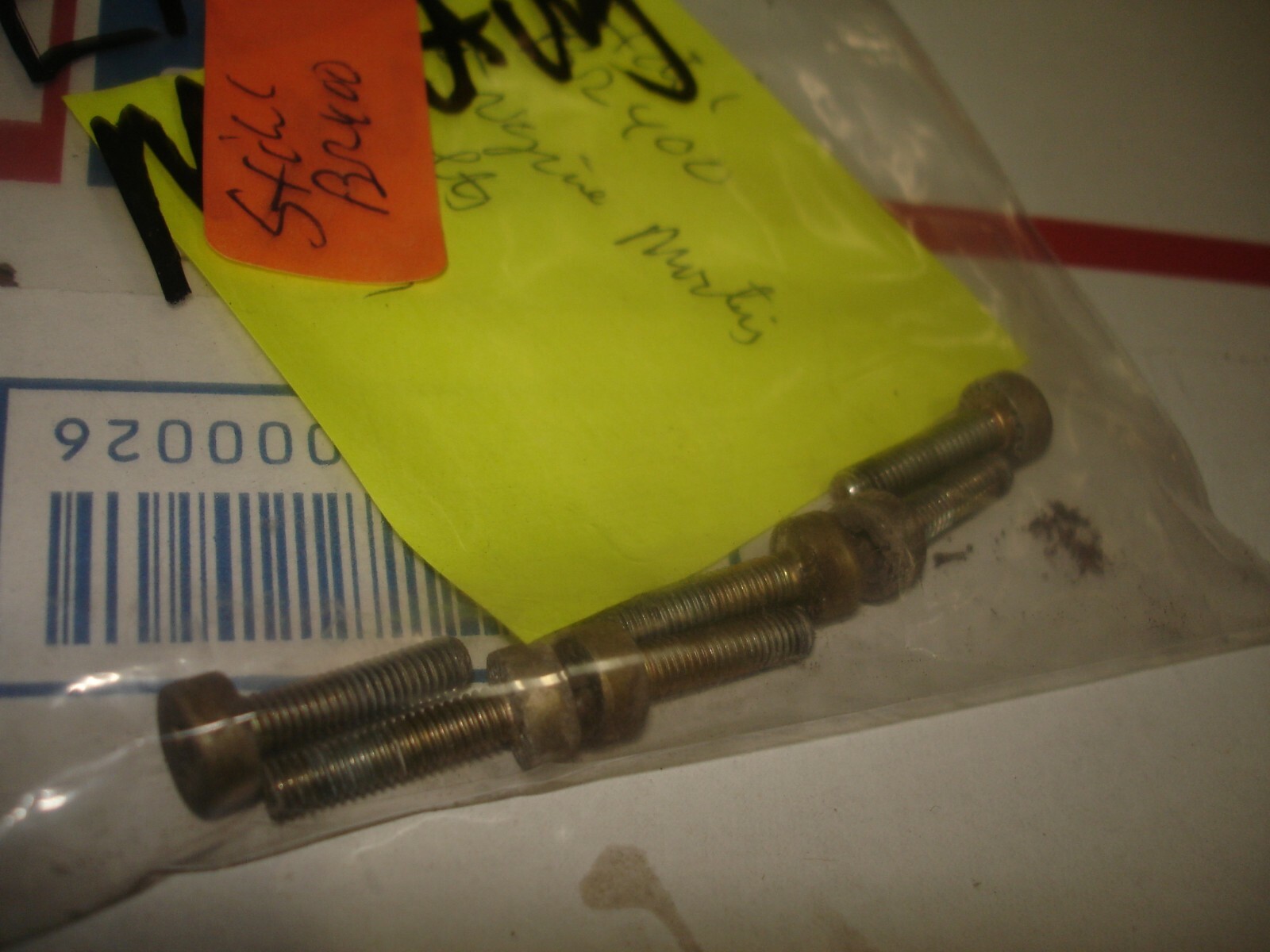 Stihl br400 engine mounting  bolts   blower  part only br 400 Bin 310
