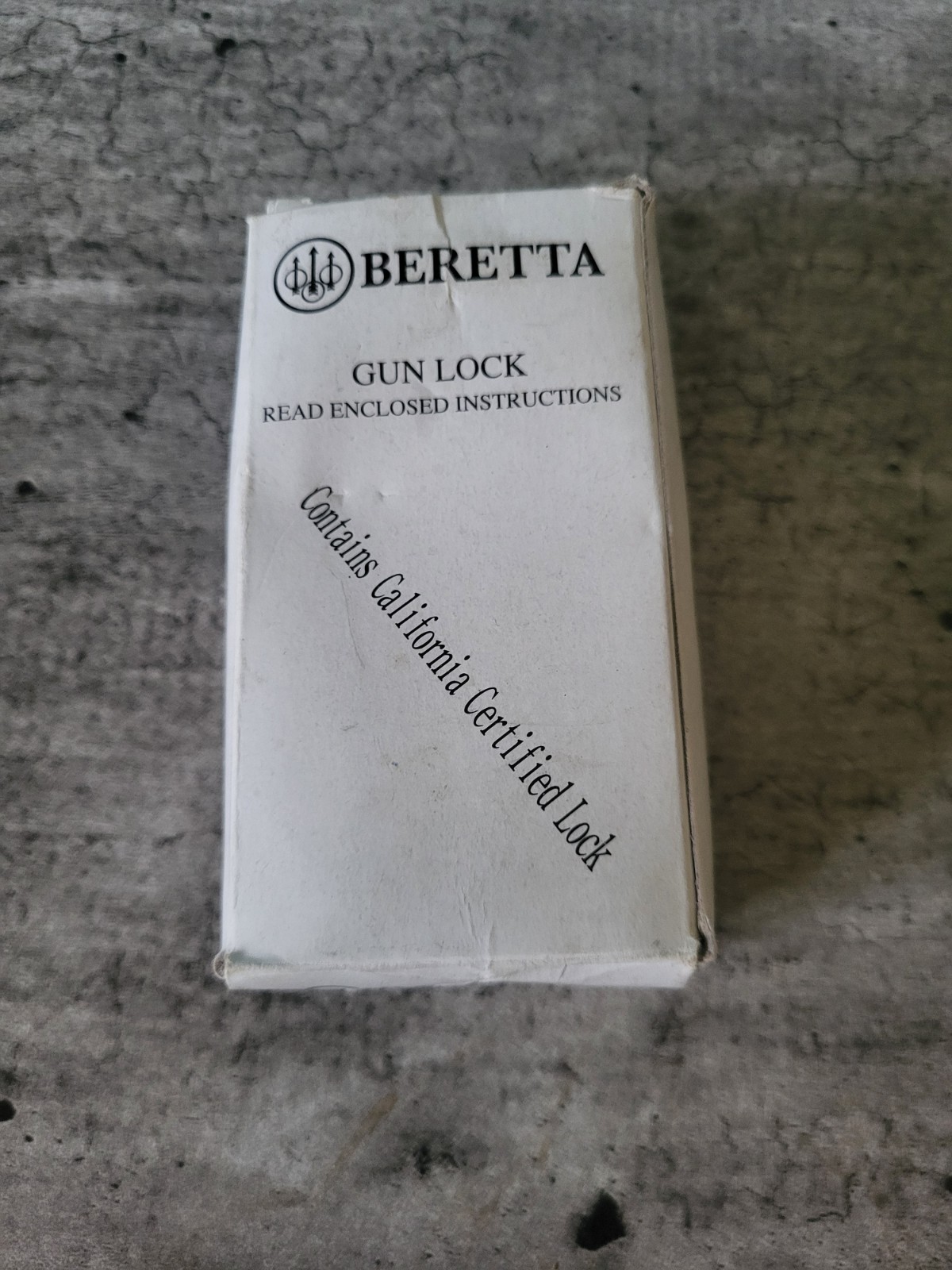 Beretta Gun Lock Blue With 2 Keys New