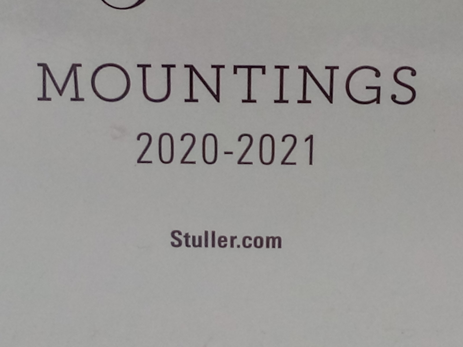 Stuller - Mountings 2020-2021 - Catalogue for Collection