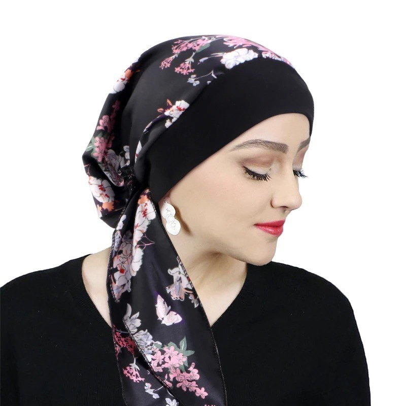 Ashford & Brooks Pre-Tied Bandana Sleep Turban Chemo Head Scarf