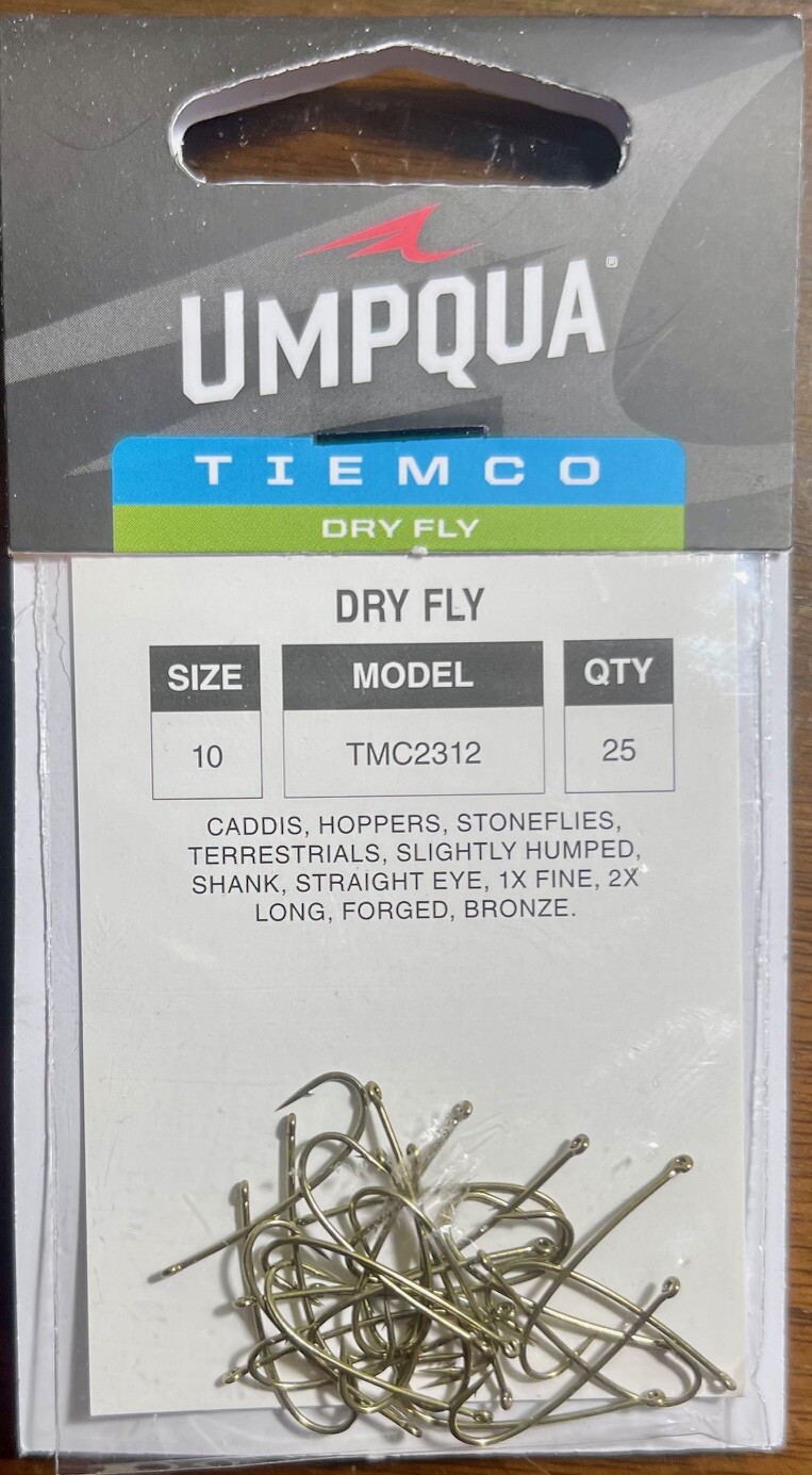 Umpqua Tiemco TMC 2312 Fly Tying Hooks - Qty 25