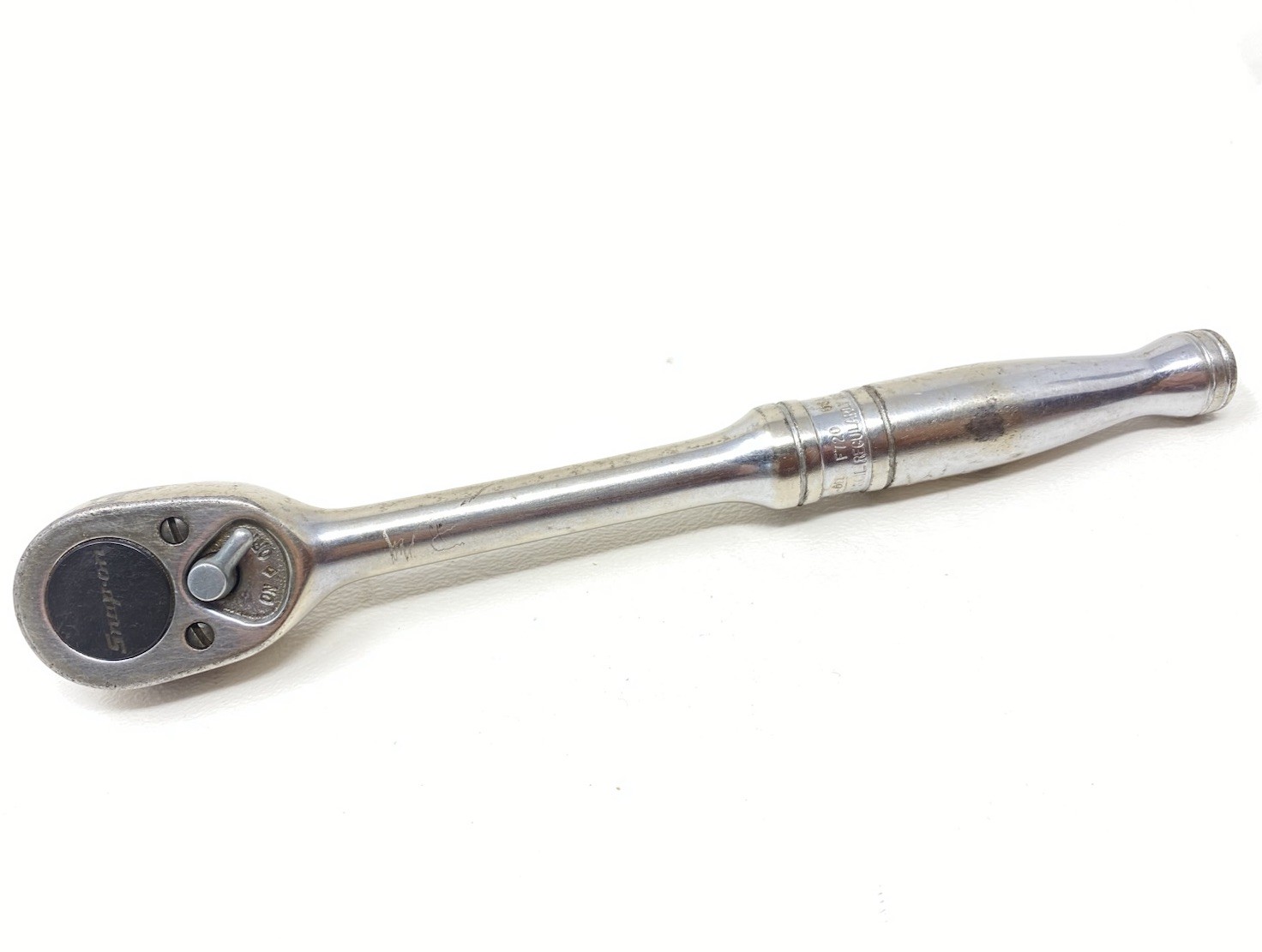 Snap-On Tools No. F720 - 3/8" Drive Standard Handle Ratchet 7-1/2" Long USA Made