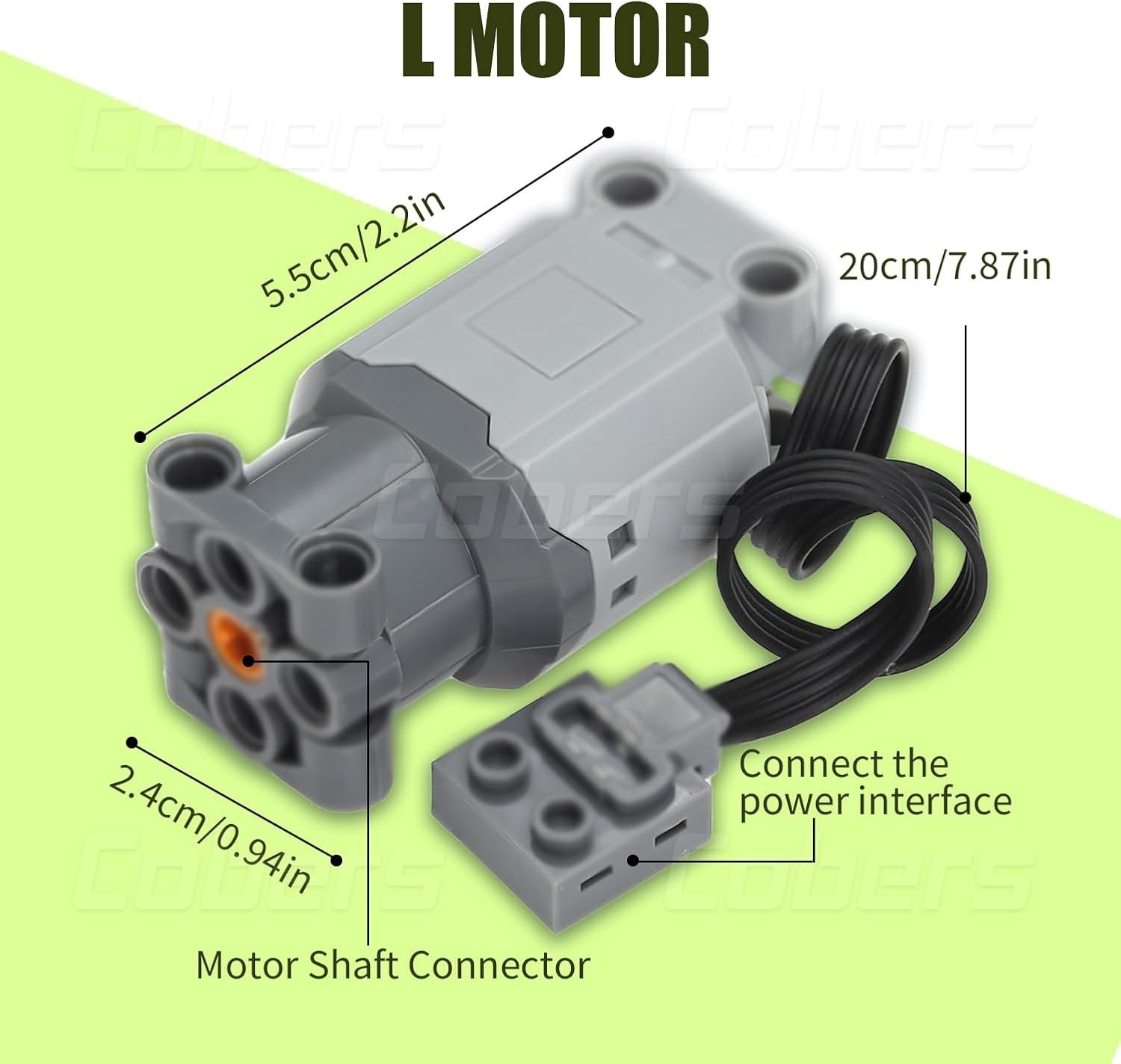 9-in-1 Motor Set Technic Motorized Kit Compatible with Lego: Power Function