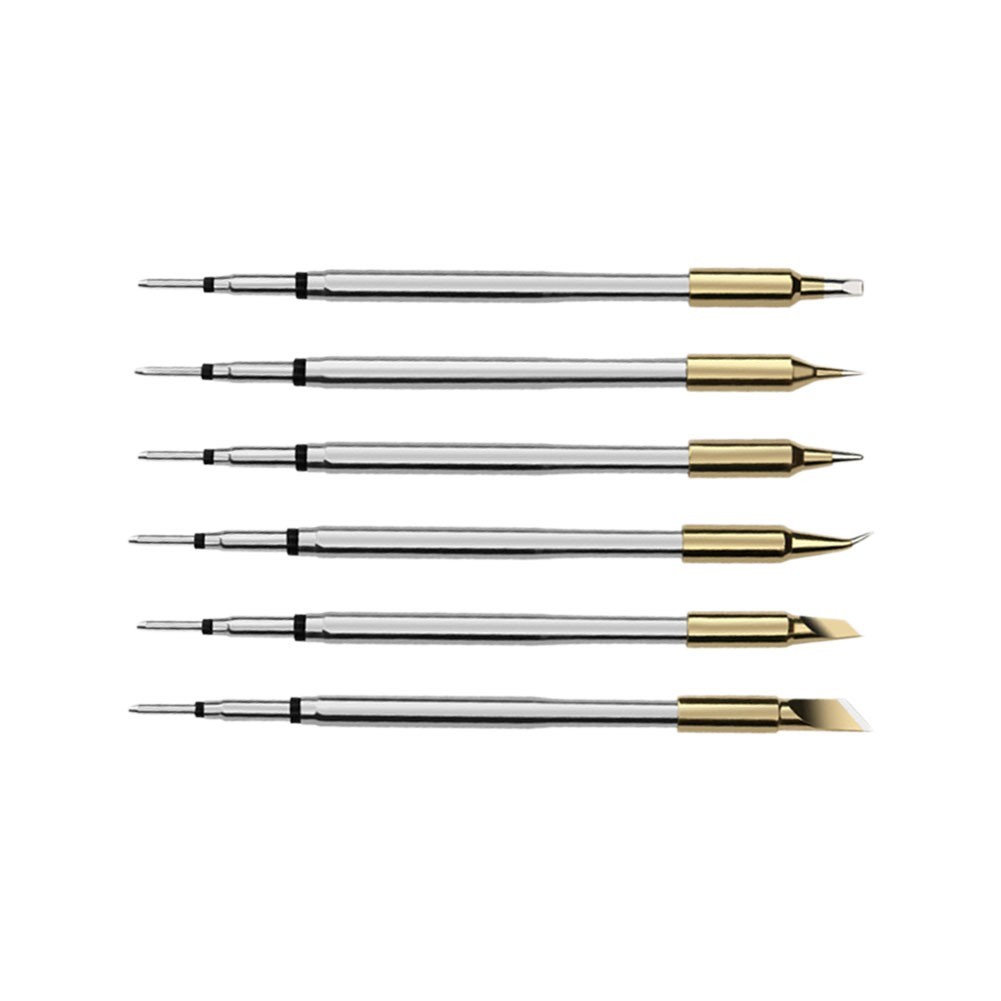 Reliable Straight Replacement Tip for JBC Soldering Station Copper Gold