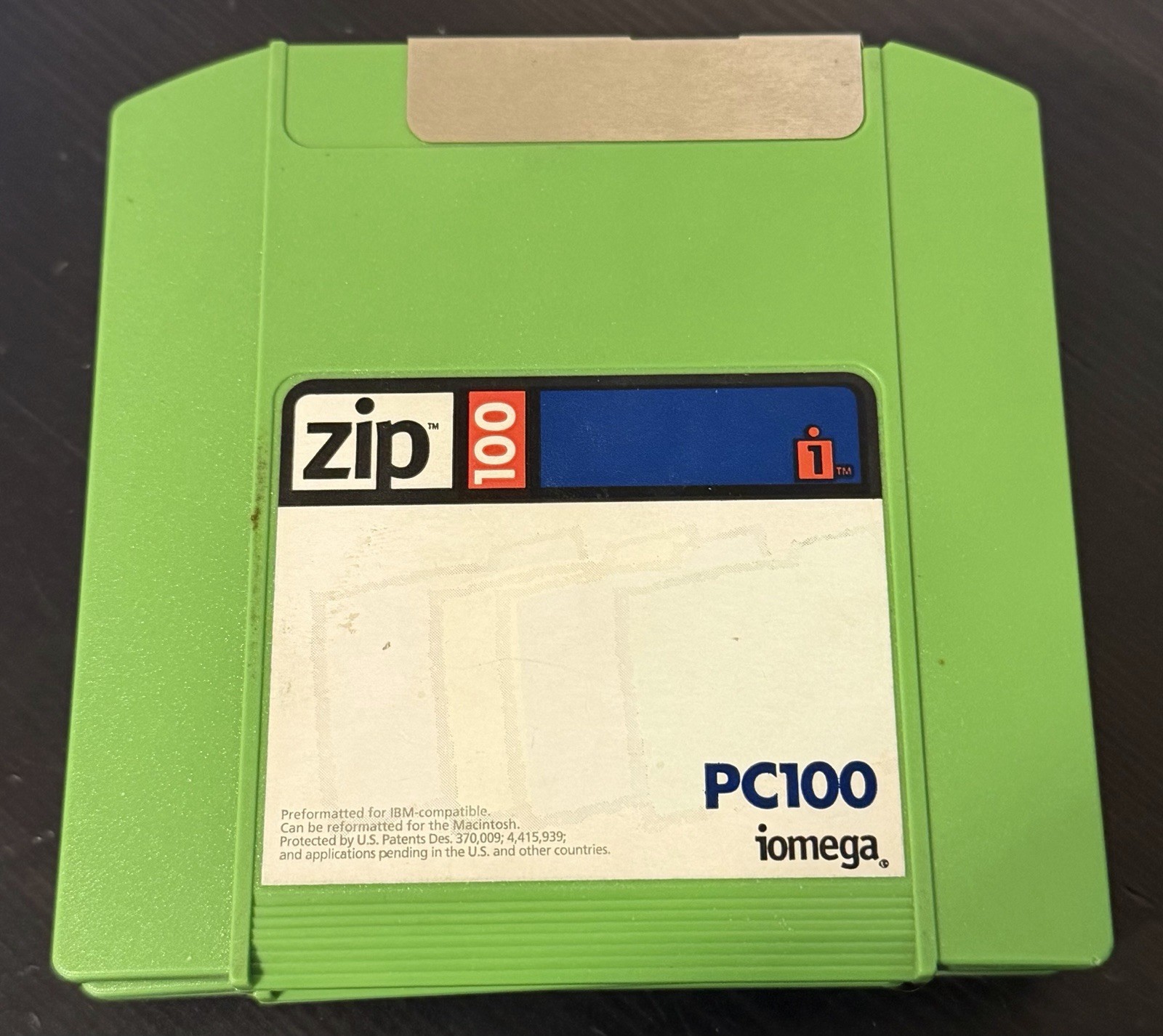 iomega Zip 100 Disks 3 Discs In Green Tested and works in 2026!!!
