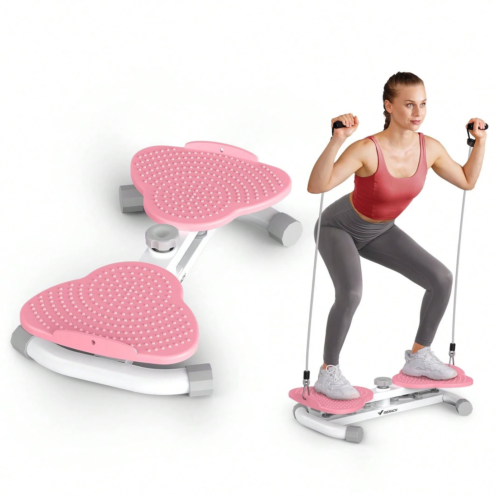 Waist Twist Machine Ab Twist Board Core Trainer 300 lb Home Gym Equipment