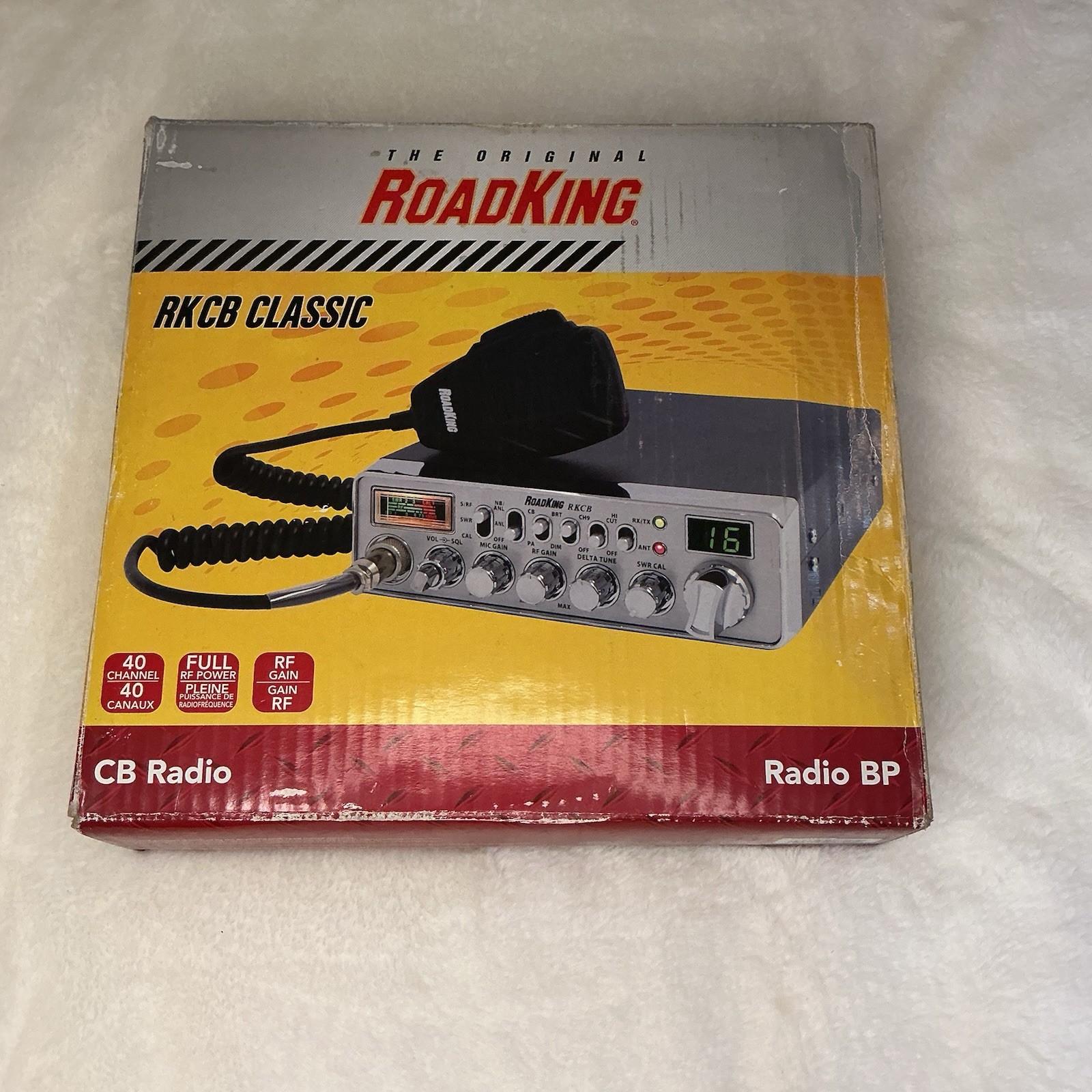 Original RoadKing mobile CB Radio RKCB Classic 40 CH in BOX