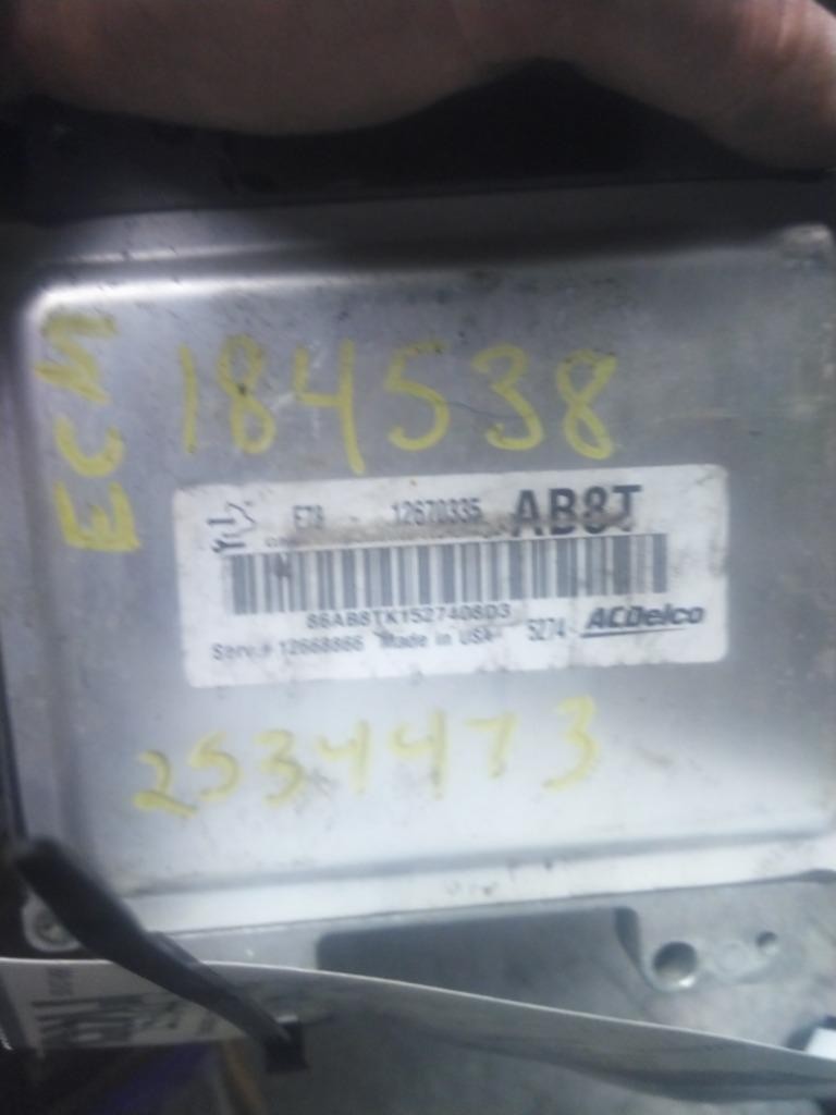 Replaces 12670335 2016 CHEVROLET ENGINE CONTROL MODULE (ECM) ,  OH
