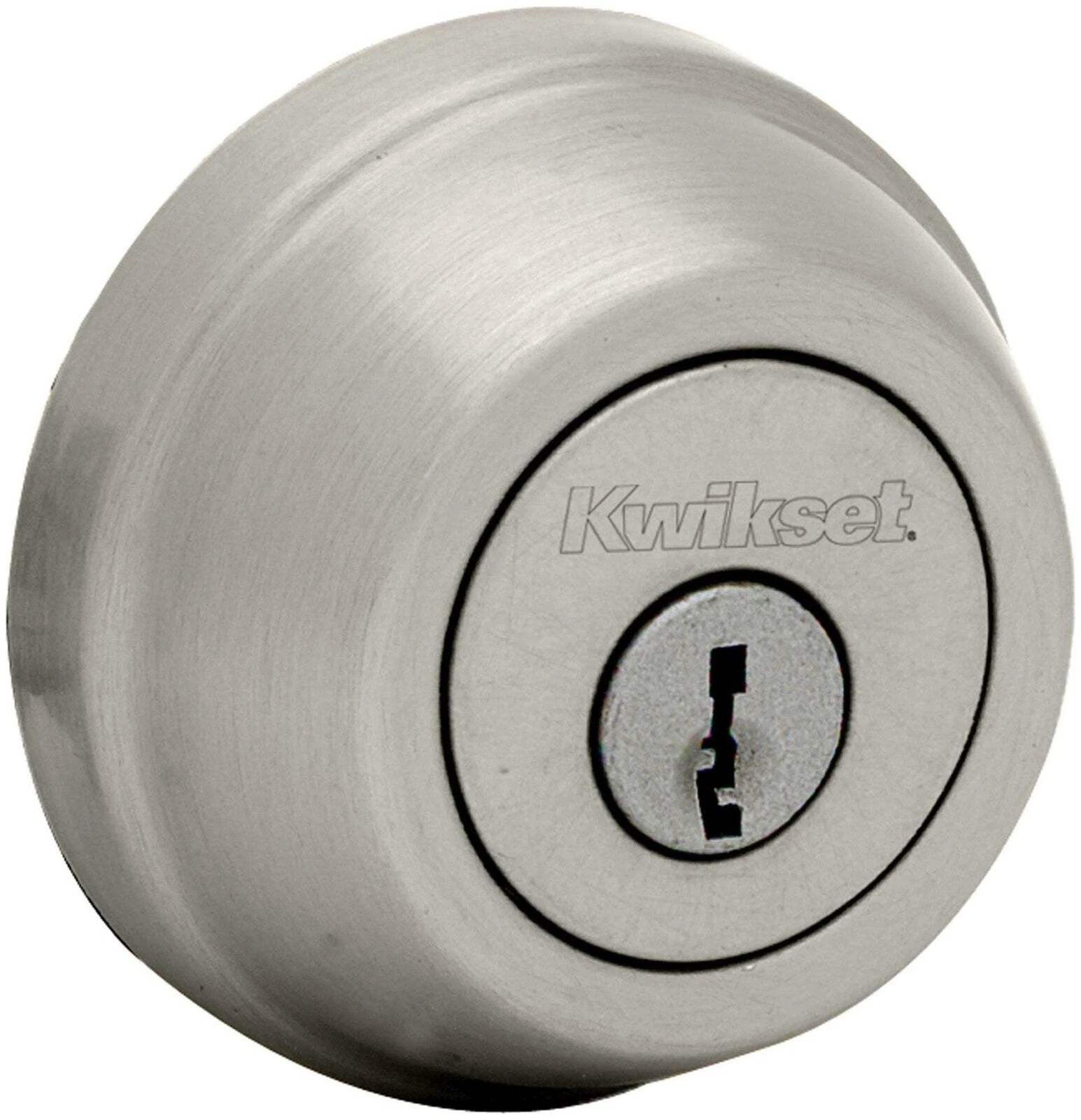 Kwikset 780-15.STRKP Signature 780 Single Cylinder Keyed Entry Deadbolt, Satin N