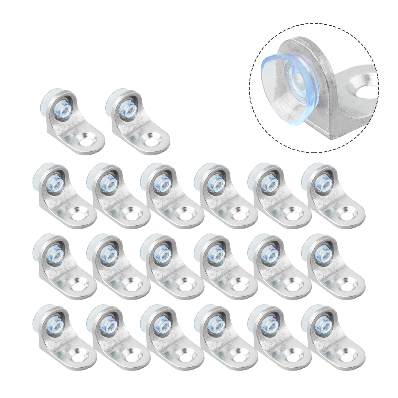 20 Pcs Shelf Support Cabinets Display Cabinets Glass Shelves Shelf Support