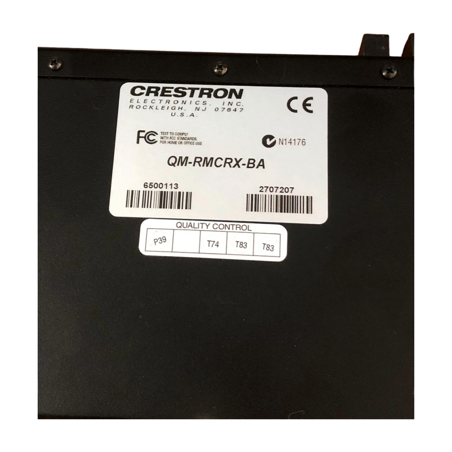 Crestron QM-RMCRX-BA QuickMedia Media Controller Receiver With AC Adapter