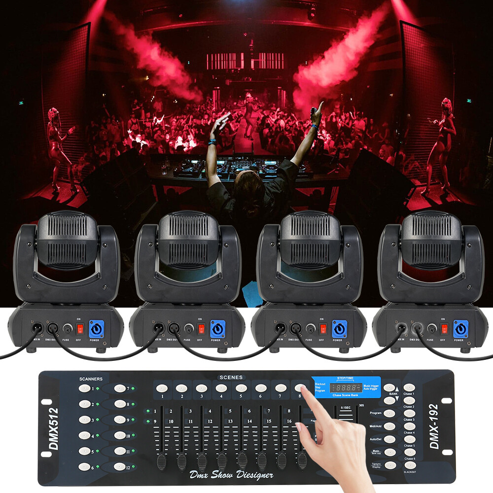 192 Channel Controller Operator Console For Stage DJ Party Lighting DMX 512