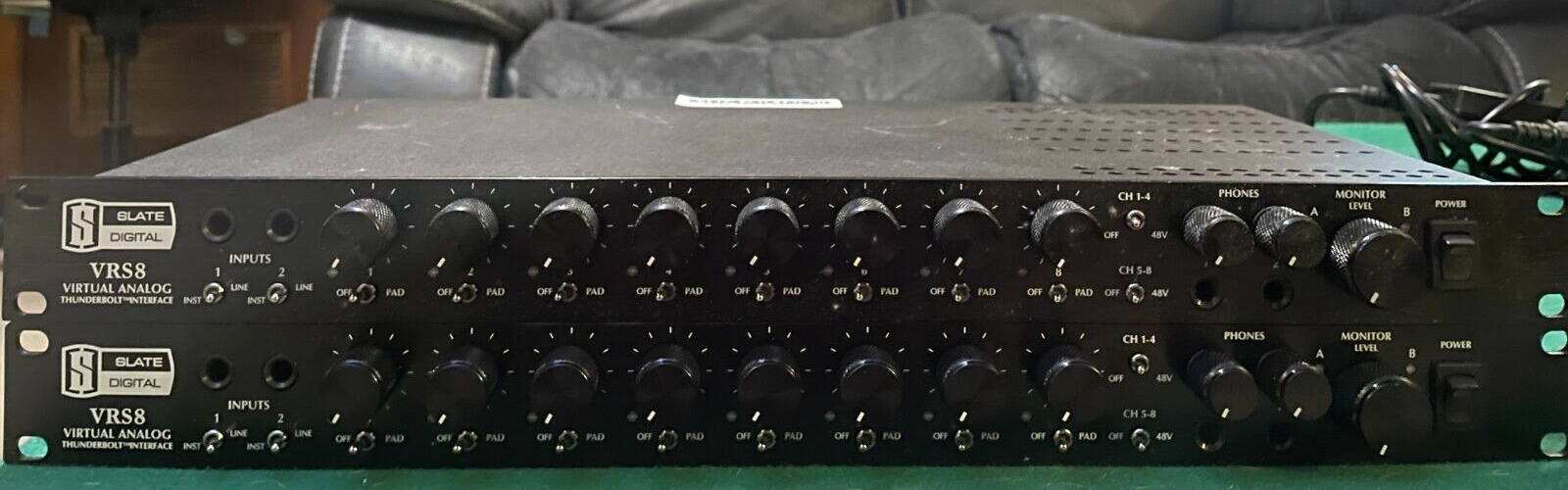 2x Slate Digital VRS8, Thunderbolt Audio Interfaces