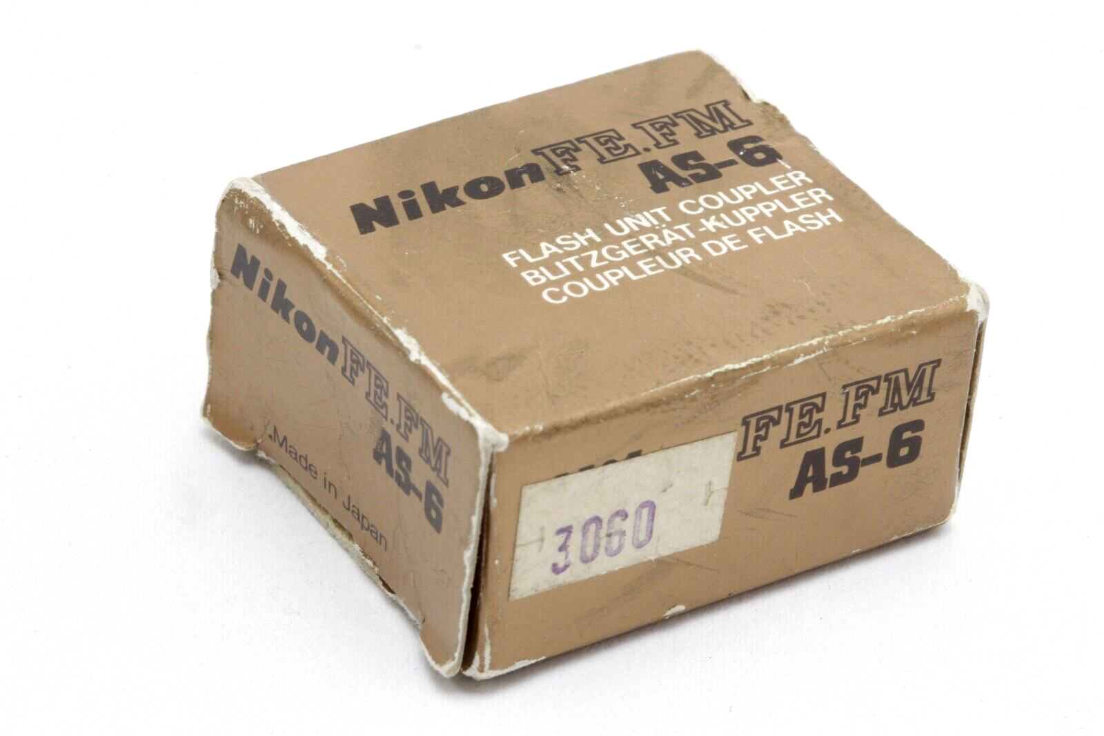 Nikon FE/FM AS-6 Flash Unit Coupler with Box #43212
