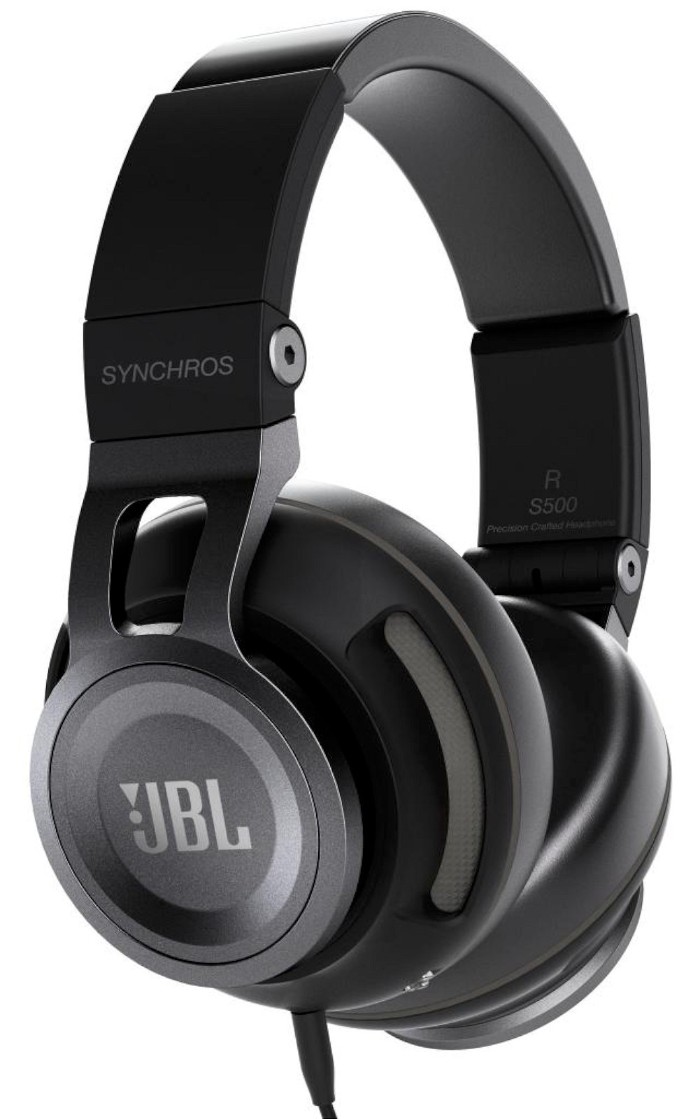 JBL Synchros Slate S500 Black Powered Over-the-Ear Stereo Headphones Headset A