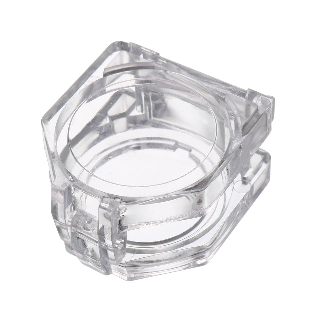 2pcs Transparent Plastic Switch Case Protector for 22mm Dia Push Button Switch