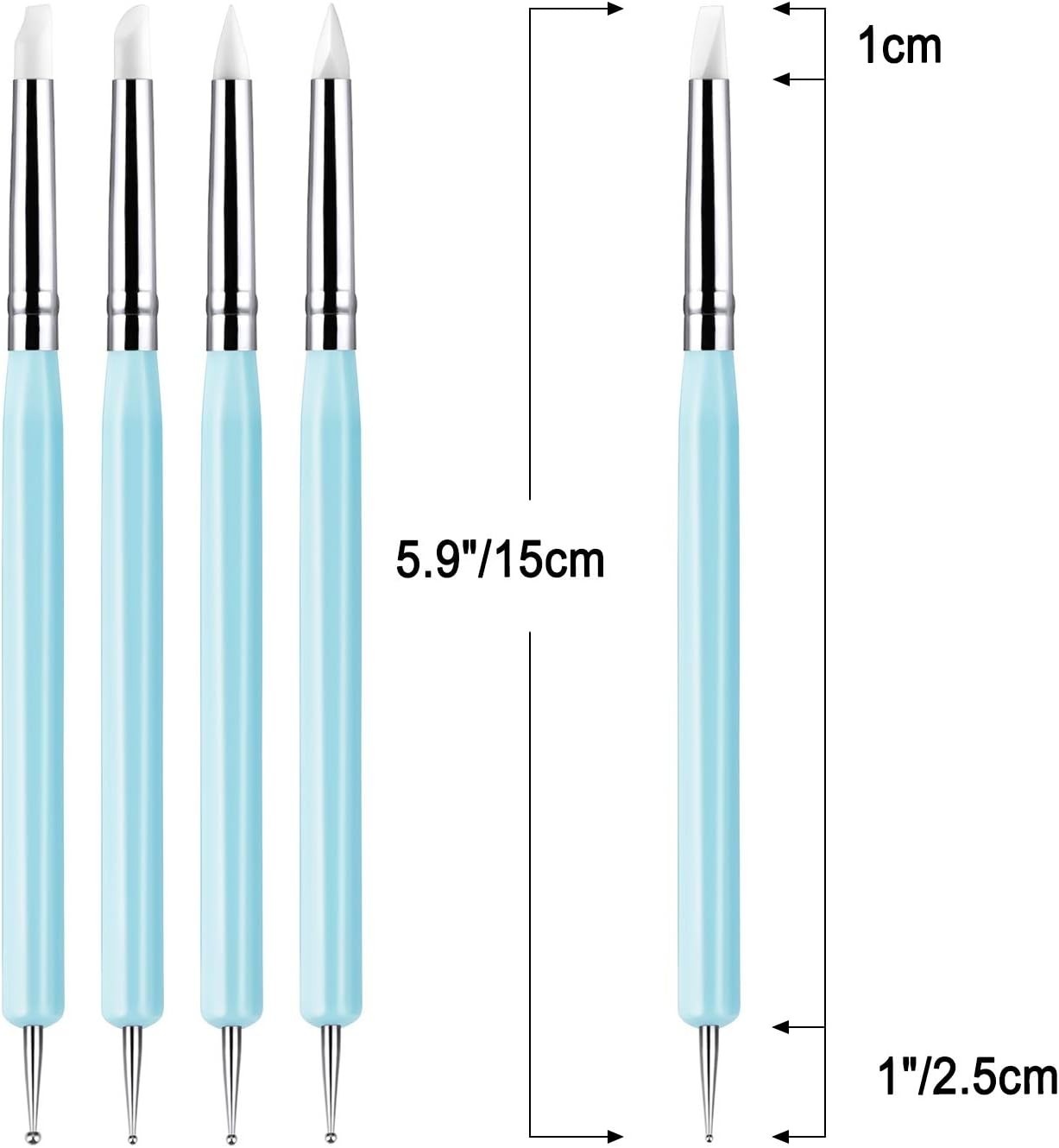 Silicone Sculpting Tools Set - 10Pcs for Creative Pottery & DIY Projects