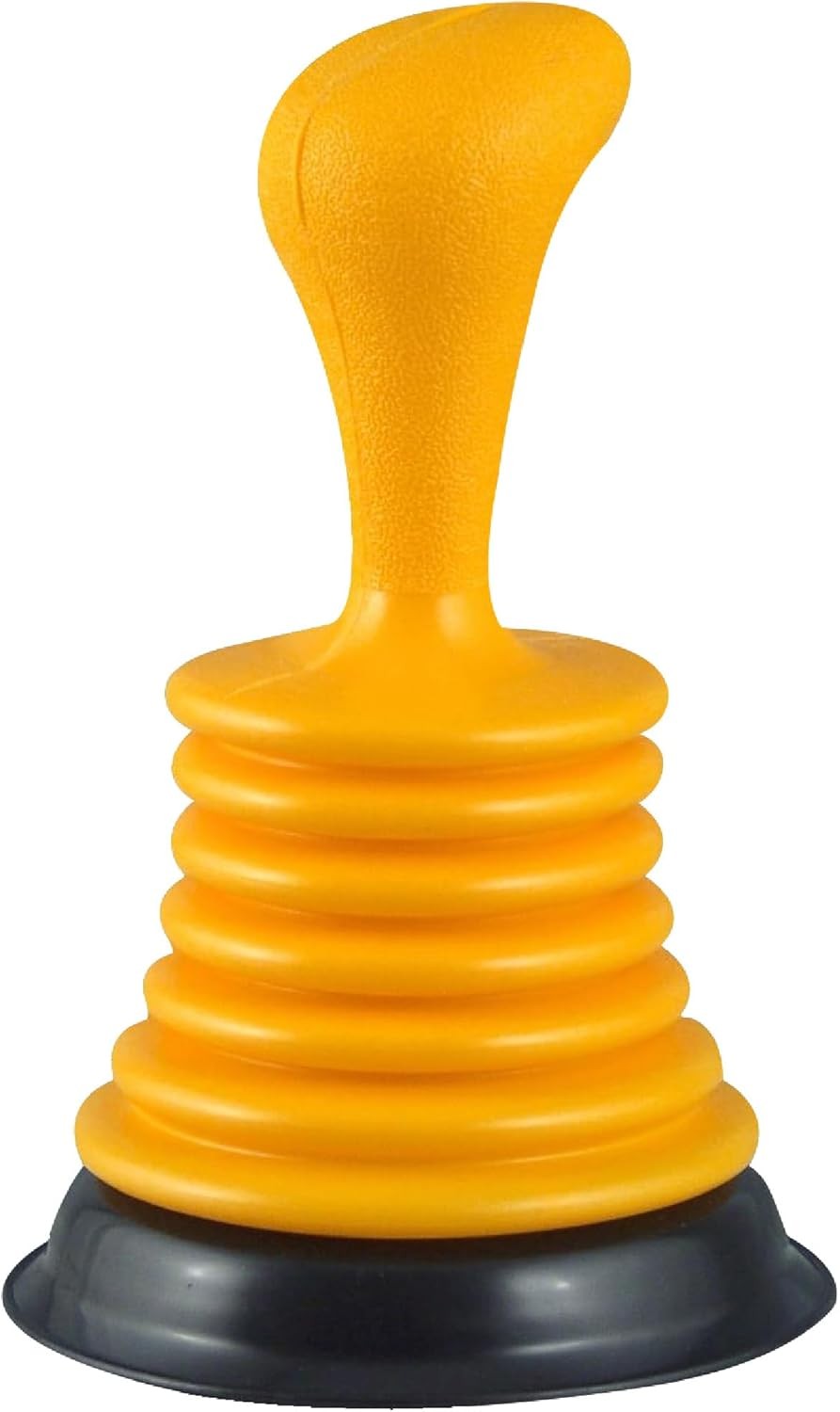 PlumbCraft 11-in. Mini Drain Plunger, Small - 7.5", Yellow Plunger