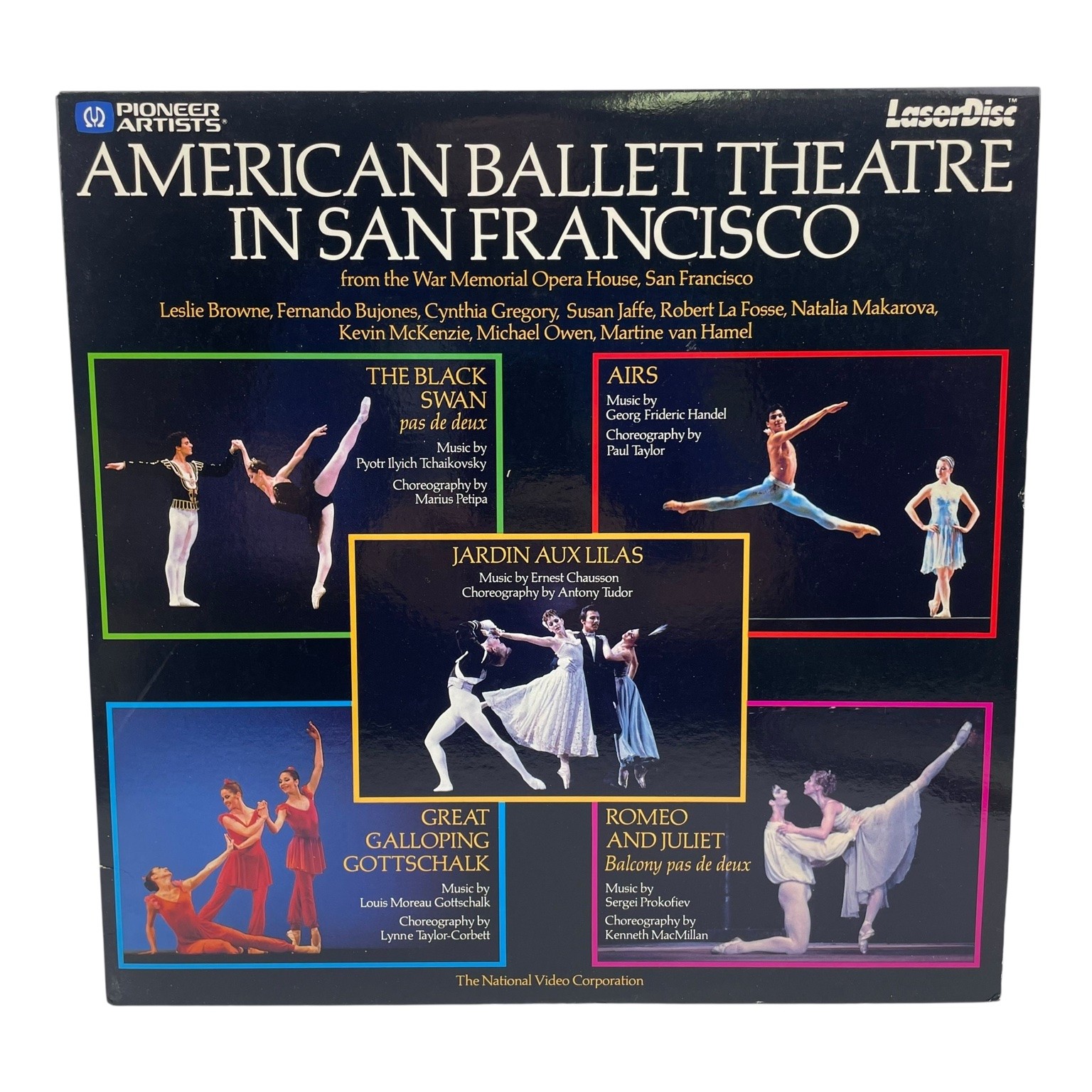 American Ballet Theatre in San Francisco LaserDisc 1985 Ballet Pioneer Artists