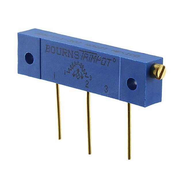 Bourns 3057Y-1-502 5K Trimpot 22-Turn Rectangular Trimming Potentiometer