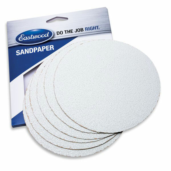 Eastwood 5 Pack 6 inch Film Backed Sandpaper Hook And Loop Disc 1500 Grit