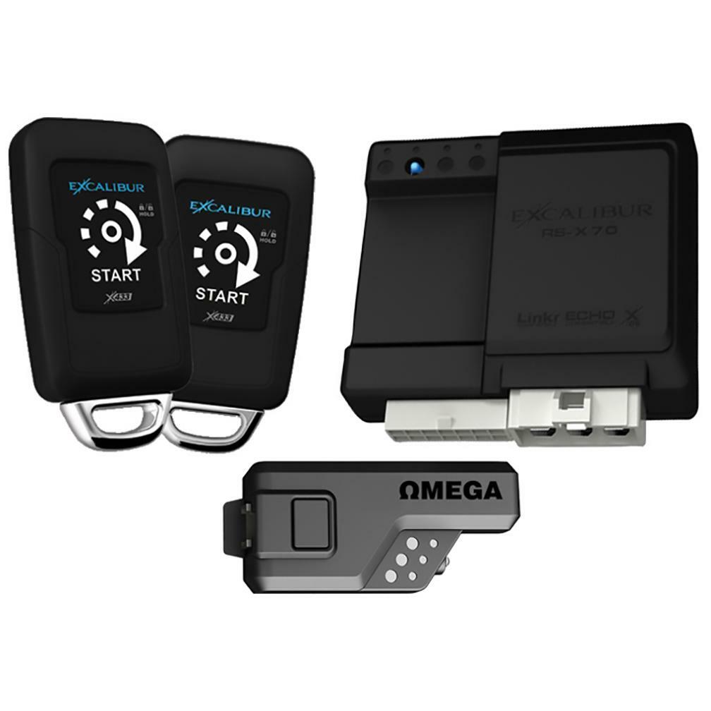 Excalibur RS271 1500 Feet 1-Button Remote Start Keyless Entry System