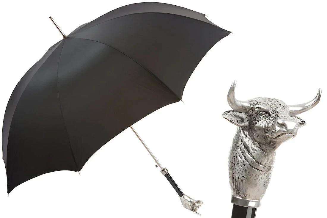 Pasotti Bull Umbrella Gift Box included New