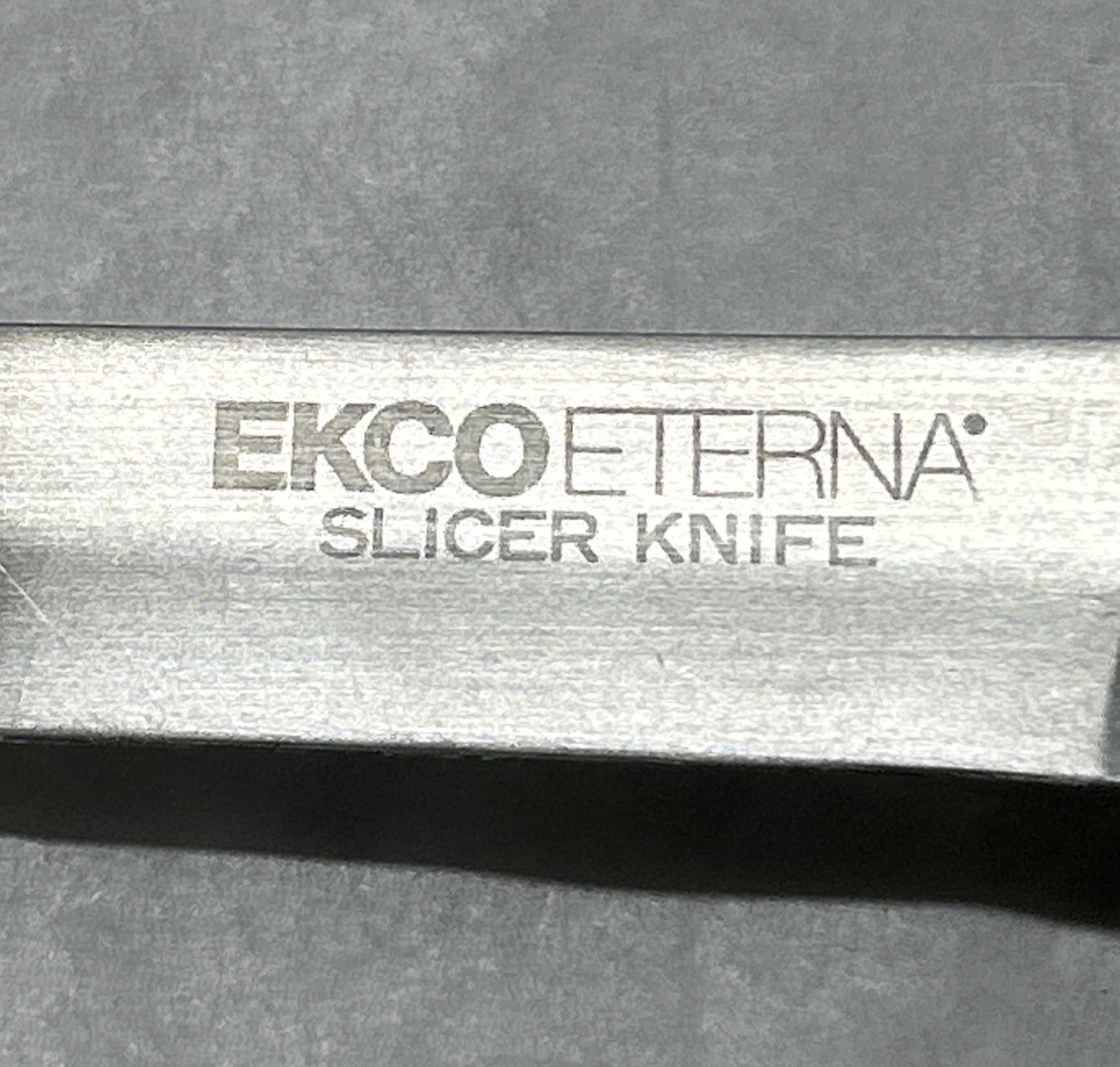 Vintage Ekco Eterna 8” Chef's Knife + 2 Ecko Knives & Fork **Read