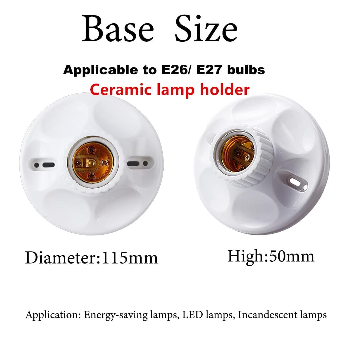 ï»¿ Light Bulb Socket with Cord,E26/ E27 Lamp Base Desktop 20ft Light Socket wi