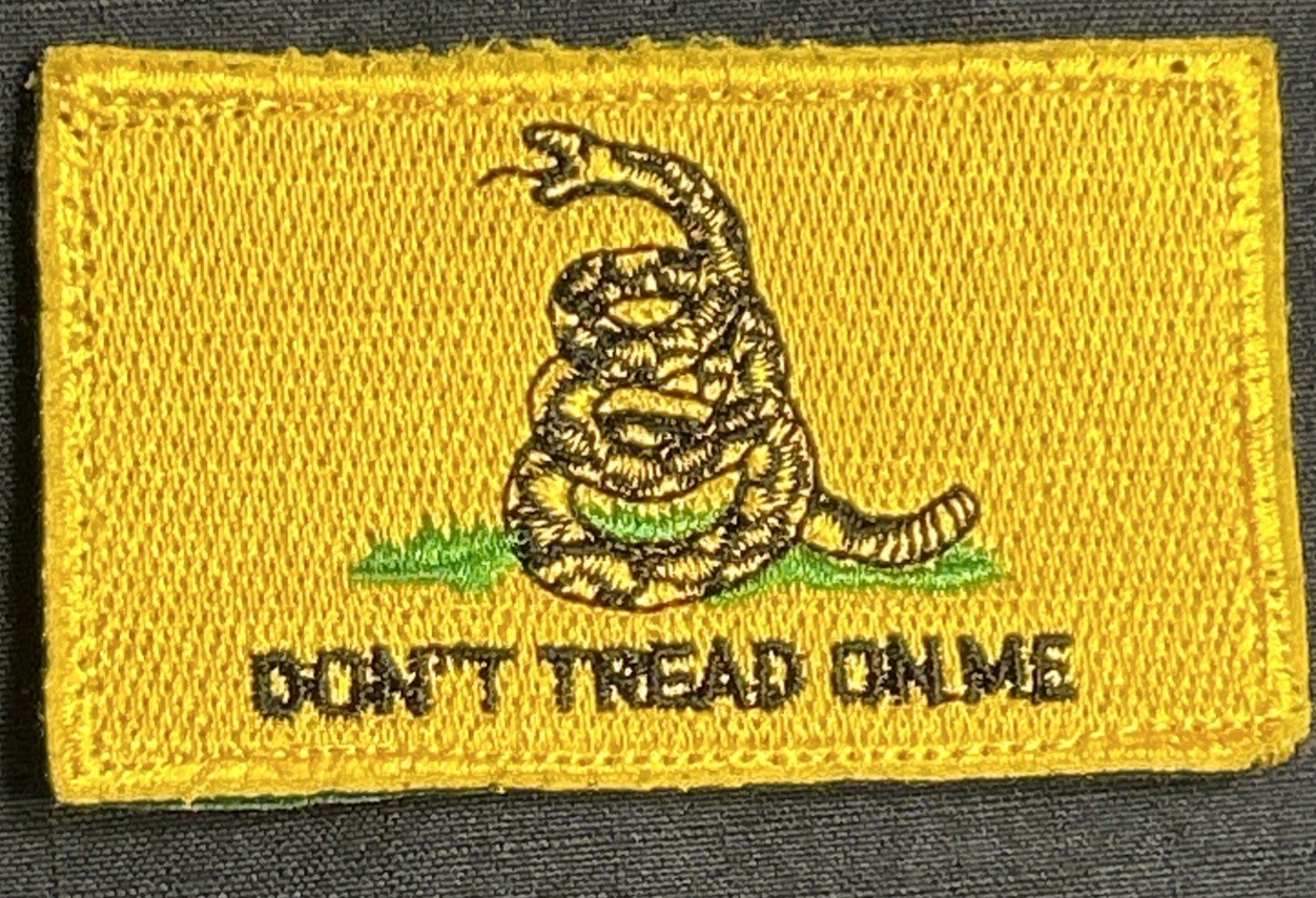 USGI Don’t Tread on Me Patch w/ Hook Full-Color 2X3