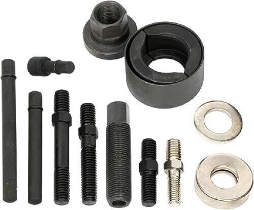 13Pcs Power Steering Pump Pulley Puller Remover & Alternator Installer Tool Kit