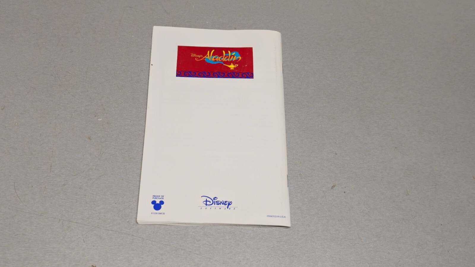 Big Box Software Disney Aladdin Print Kit IBM 3.5