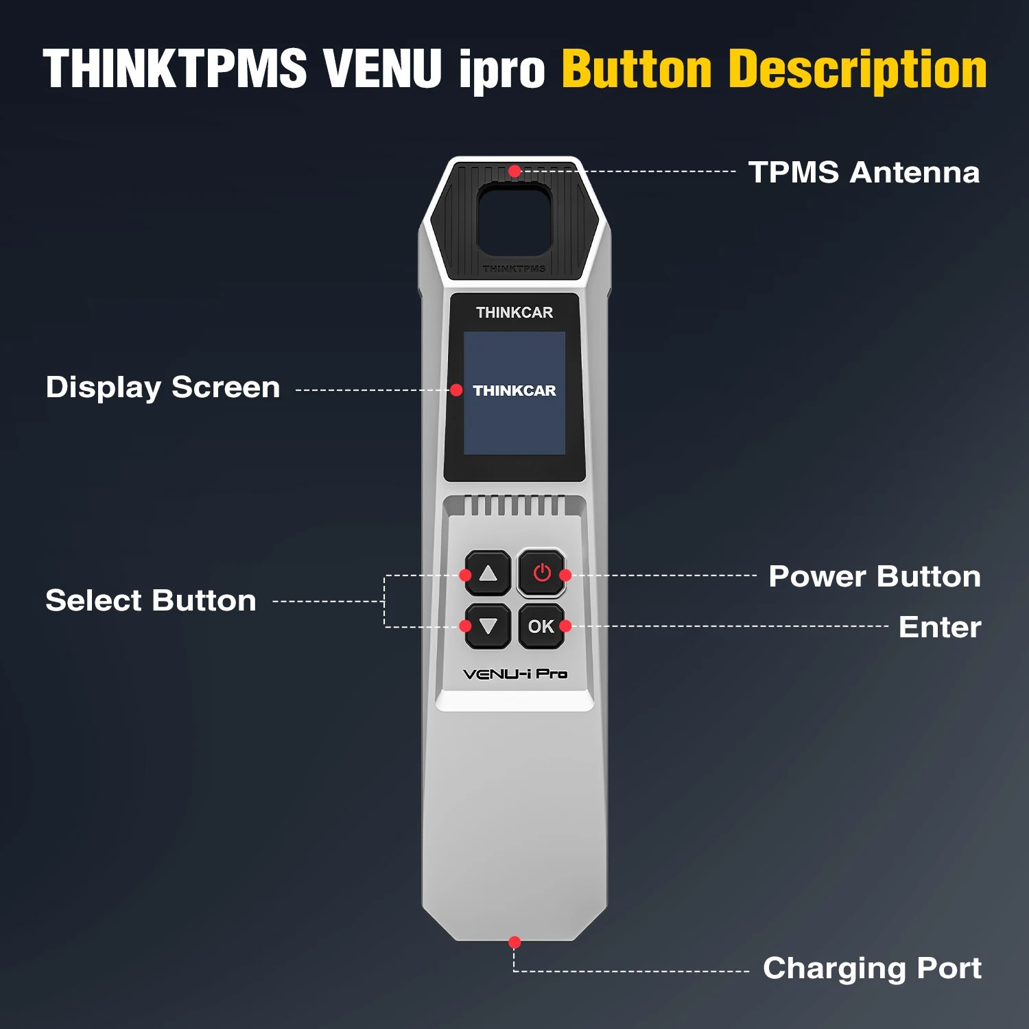 TPMS Relearn Activation Tire Pressure Sensor Programming Reset Diagnostic Tool