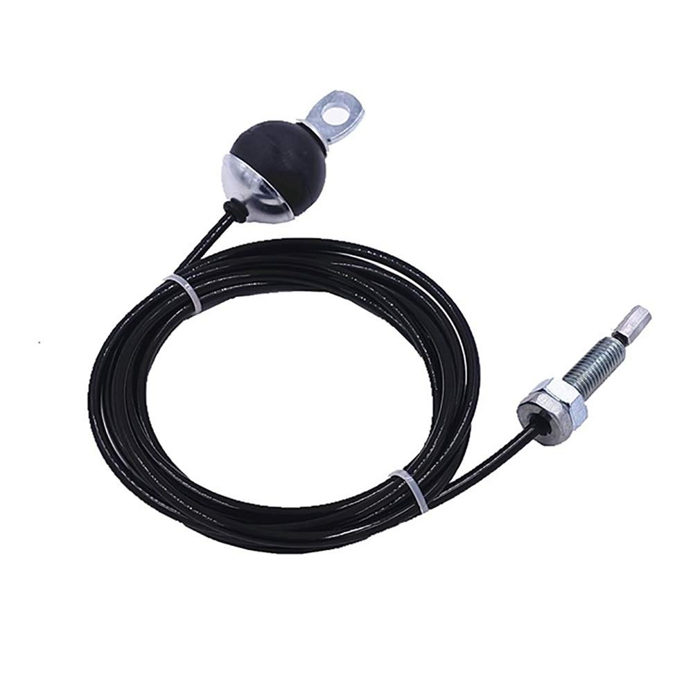 Fitness Gym Cable 137" Fitness Pulley Thick 5mm Heavy Duty Steel Wire Rope fo...