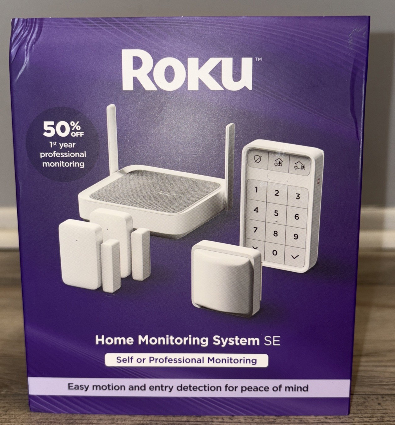 Roku Home Monitoring System SE 2 Door Window Motion Sensors Keypad SS1000R
