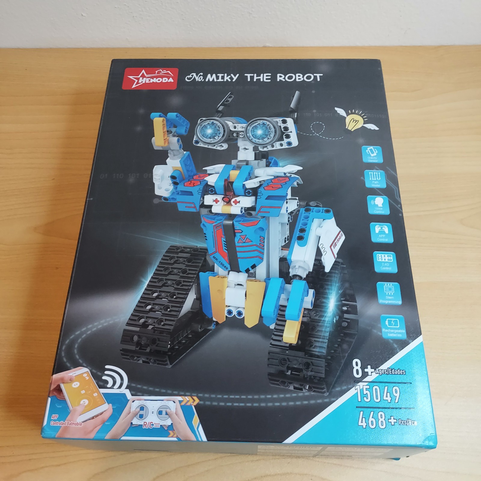 Henoda Miky The Robot Powered Module  8+ Years Old Stem Building Toy Open Box