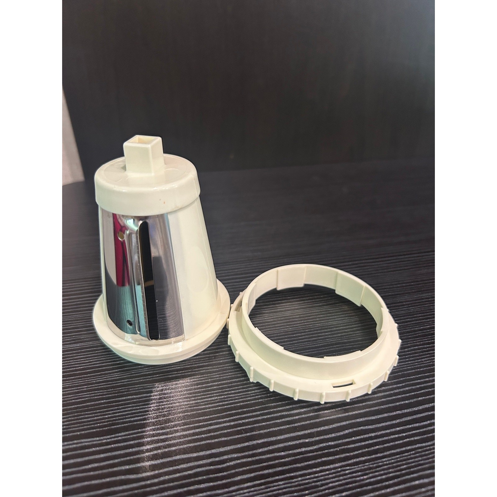 Presto Salad Shooter Slicing Cone Blade w Locking Ring OEM Replacement Part Used