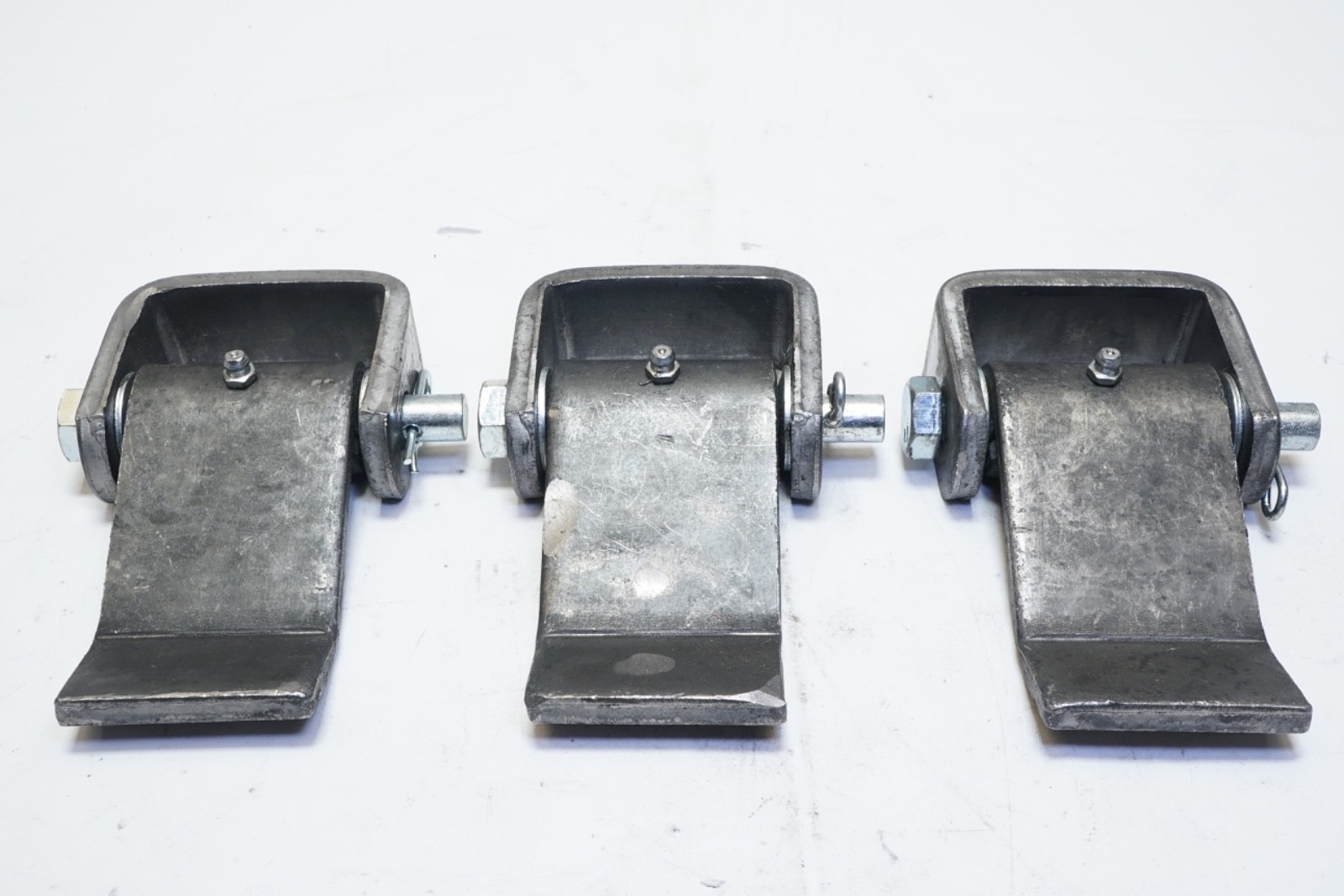 Lot of 3 Trailer Hinges Greaseable Strap Style Removable Pin 4" x 2-1-4" ShpFREE