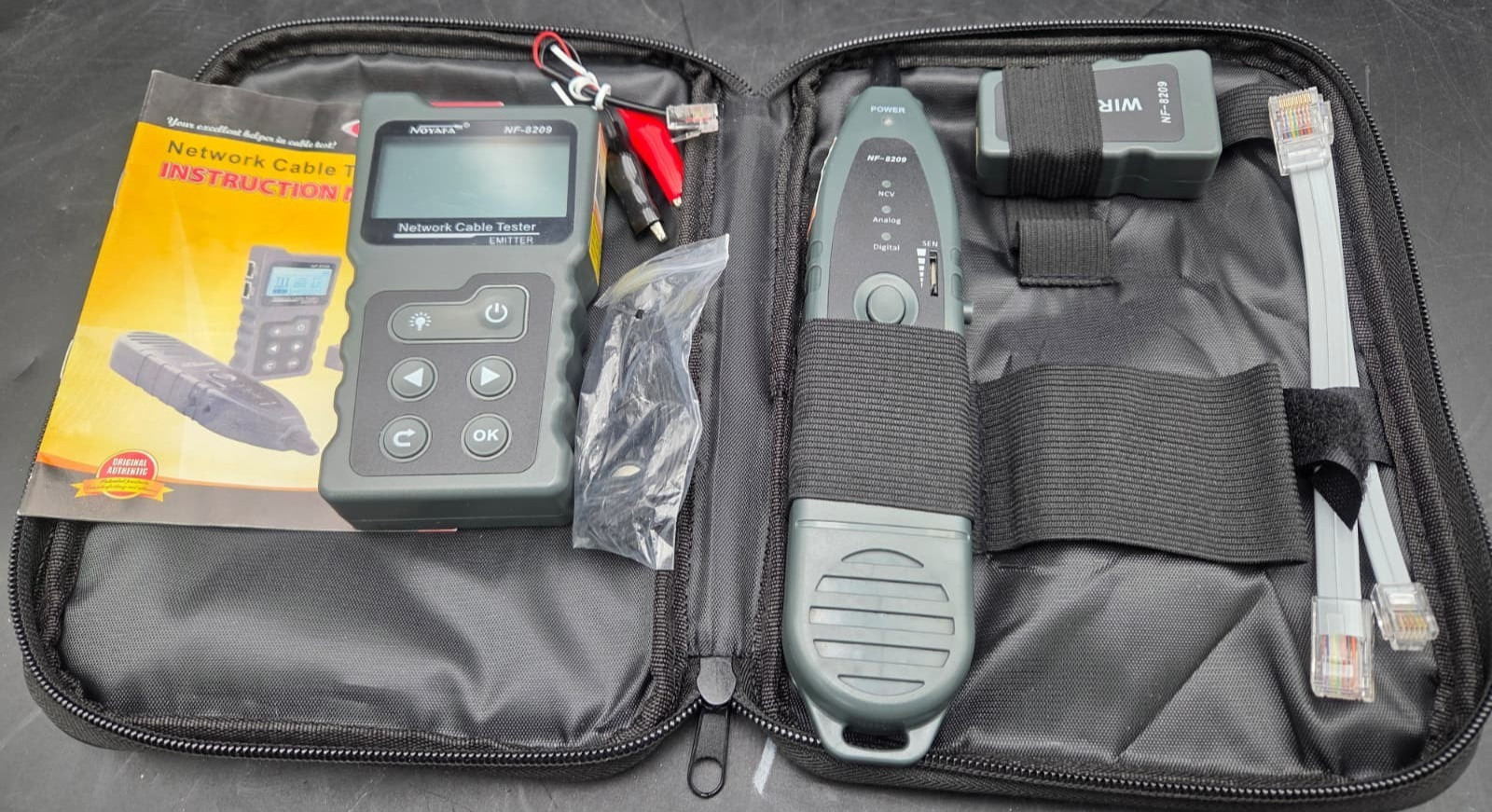 NOYAFA NF-8209 RJ45 Cable Tracker POE Network Wire Checker Cable Tester Network