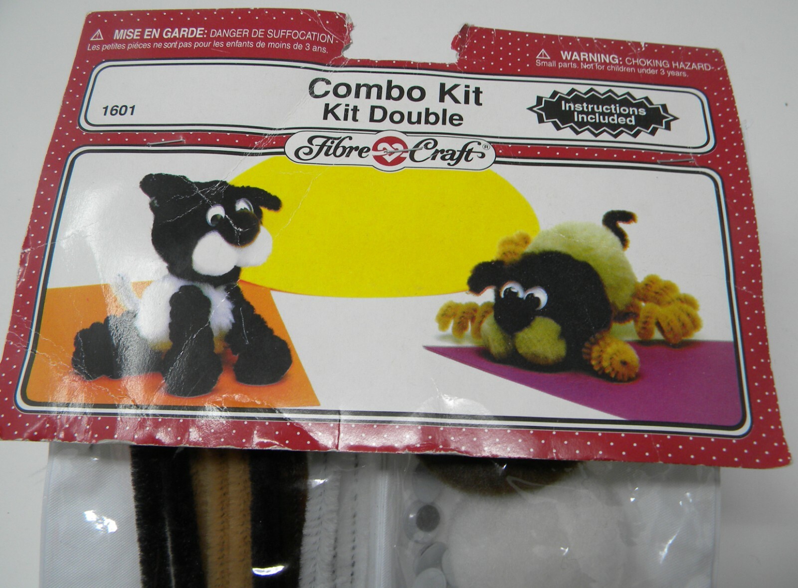 Fibre Craft 1601 Combo Kit Makes 2 Dogs
