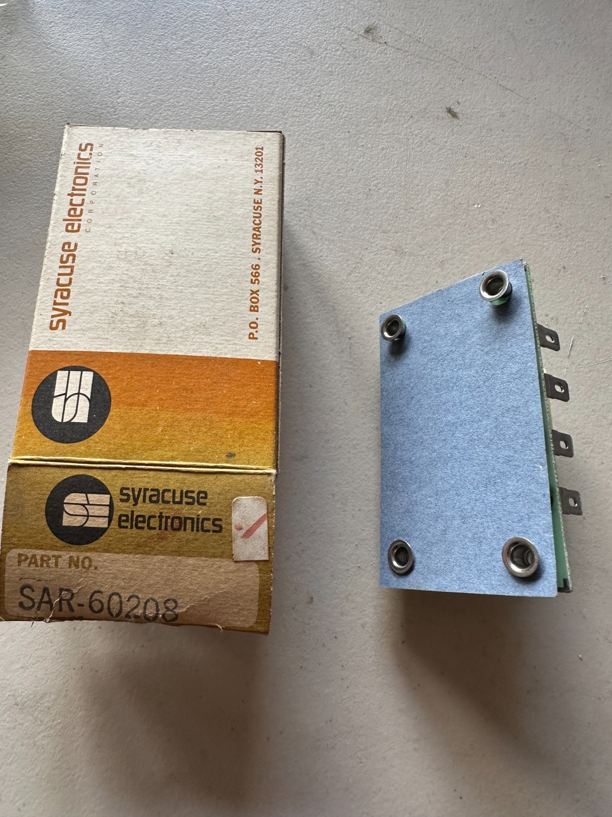 SAR-60208 Syracuse Relay Control Board NIB