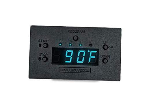 Programmable Thermostat Fan Controller Kit for Standard 3pin Fans