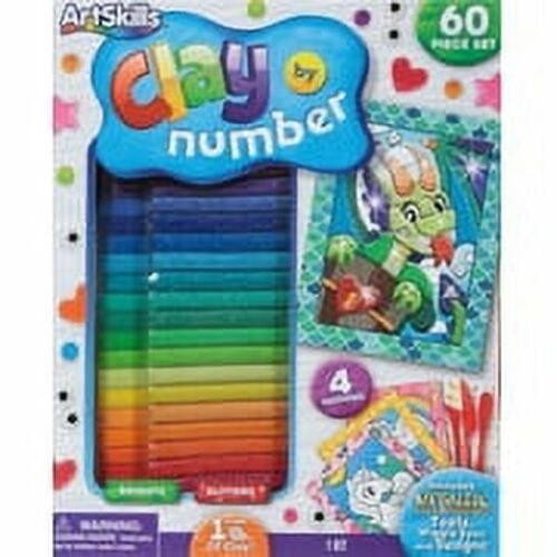 ArtSkills Clays by Number & Dough Set - Silver
