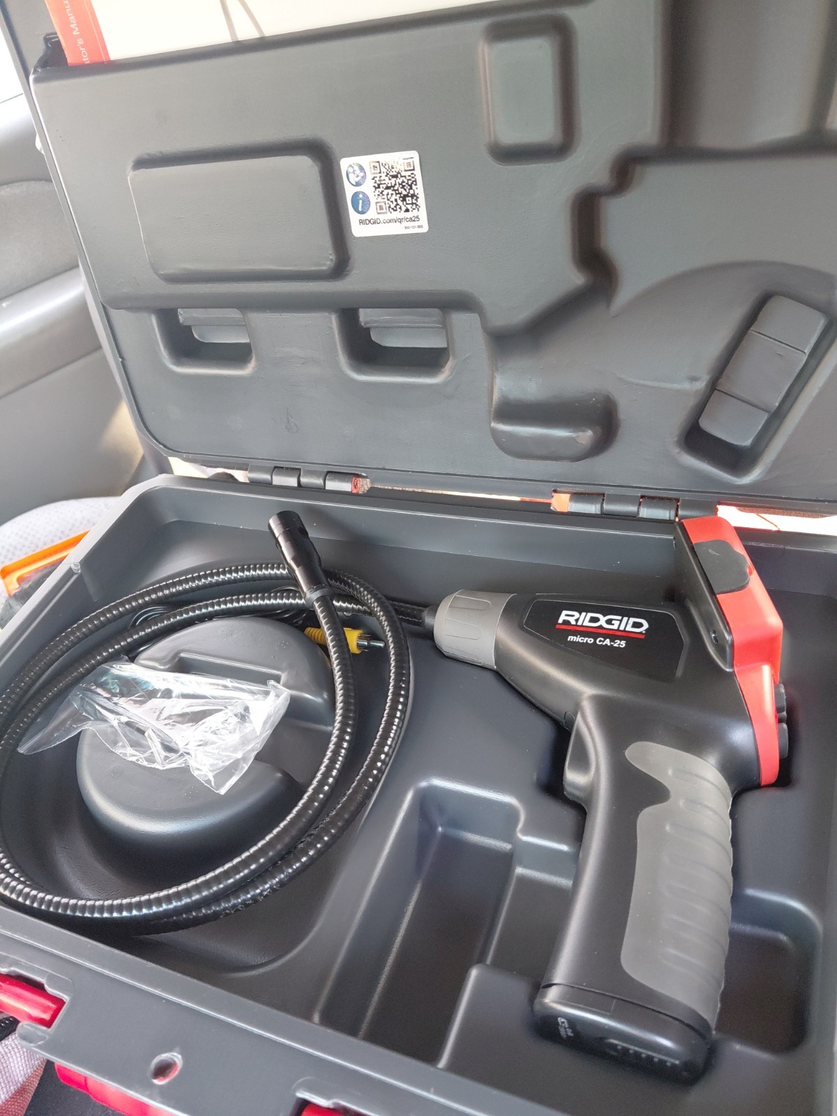 Rigid Micro CA-25 Digital Handheld Inspection Camera with Carrying Case