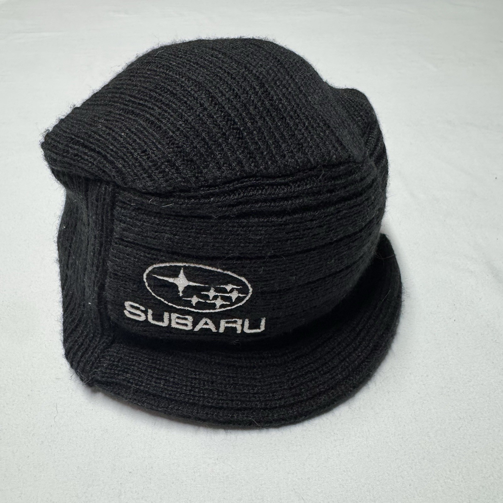 Subaru Logo Star Cluster Beanie Duck Bill Cap Black Hat STI WRX Outback Official